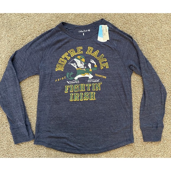 American Eagle Outfitters Other - NWT American Eagle Notre Dame Fighting Irish Shirt Long Sleeve College Vault NEW